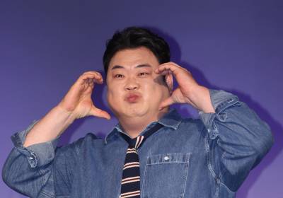 [포토] 아묻따밴드 김준현, 볼빵빵 볼하트