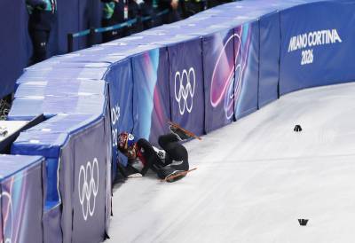 '꽈당·꽈당·꽈당·꽈당' 韓 계주 탈락에 린샤오쥔·에이스까지, 韓에도 내려진 '빙질 경계령' [2026 밀라노]