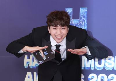 [포토] MC 유재필, 느낌있는 남자의 볼하트