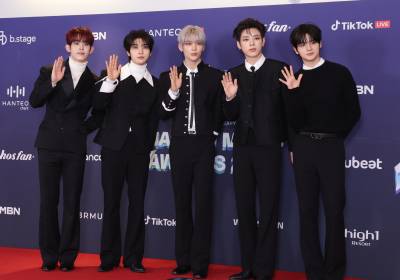 [포토] 나우즈, 한터뮤직어워즈 왔어요~