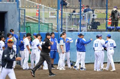 '안현민 솔로포·정우주 150km' WBC 대표팀, 삼성과 첫 연습경기서 3-4 패배