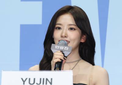 [포토]안유진, 경쟁보다는 키키와 함께 사랑받아 기뻐