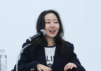 [포토] 기자회견 참석한 민희진