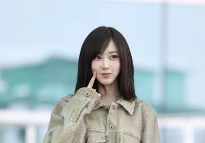 [포토] 에스파 지젤, 귀엽게 볼콕~