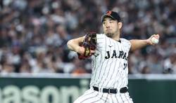 3년 전 다르빗슈처럼...빅리거 기쿠치, 한국 타선에 혼쭐...3이닝 6피안타 3실점 [WBC] 