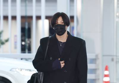 [포토] 이른 아침에 출국하는 샤이니 태민