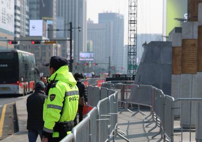 [포토] BTS 컴백 공연 앞둔 광화문광장