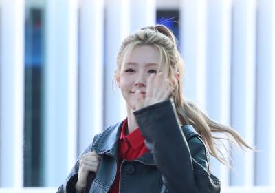 [포토] 아이들 미연, 비타민 손인사