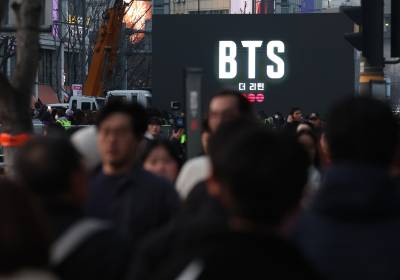 [포토] 곧 시작하는 방탄소년단 광화문 공연