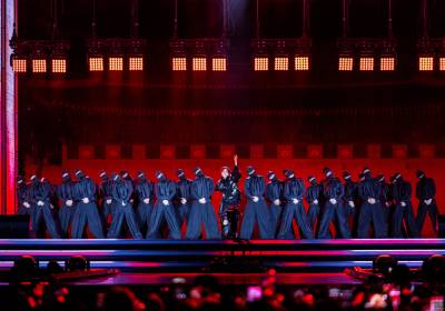 [포토] BTS 광화문 공연, 압도하는 무대 비주얼