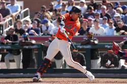 이정후, 홈런으로 시범경기 피날레...타율 0.455·출루율 0.500