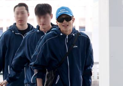 [포토]RM, 부상에도 밝은 표정