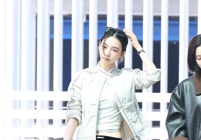 [포토] 에스파 카리나, 봄소풍 여친룩