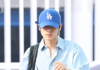 [포토] 에이티즈 우영, 멋지게 모자 눌러 쓰고