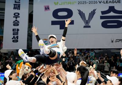 [포토]유서연, 이게 정말 하늘을 나는 기분