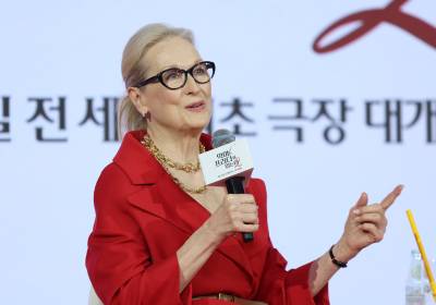 [포토] 인사말 하는 메릴 스트립