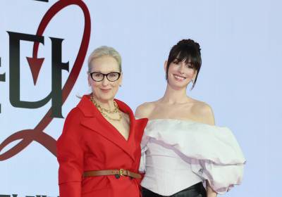 [포토] 메릴 스트립-앤 해서웨이, 둘의 케미 기대해 주세요