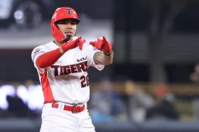 '카스트로 4타점+나성범 5타점' 타선 19안타 대폭발 KIA, 최형우 홈런 삼성 15-5 제압 [IS 광주]