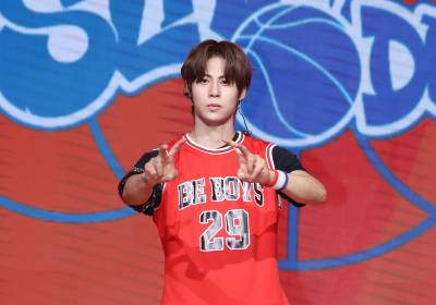 [포토] 비보이즈 민준, 뚝딱 포즈