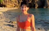 이다혜, 과감한 모노키니로 '해변 여신' 등극