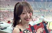물총 대신 축구공! 워터밤 여신 지원, 경기장 강타한 '청량함'
